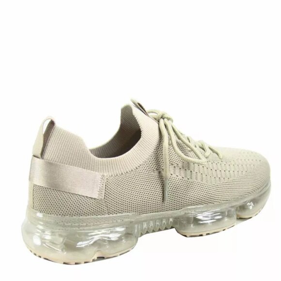 COPY - Women's Fashion Lace Up Bubble Sole Stretch Elastic Mesh Sneaker Shoes - Picture 9 of 16